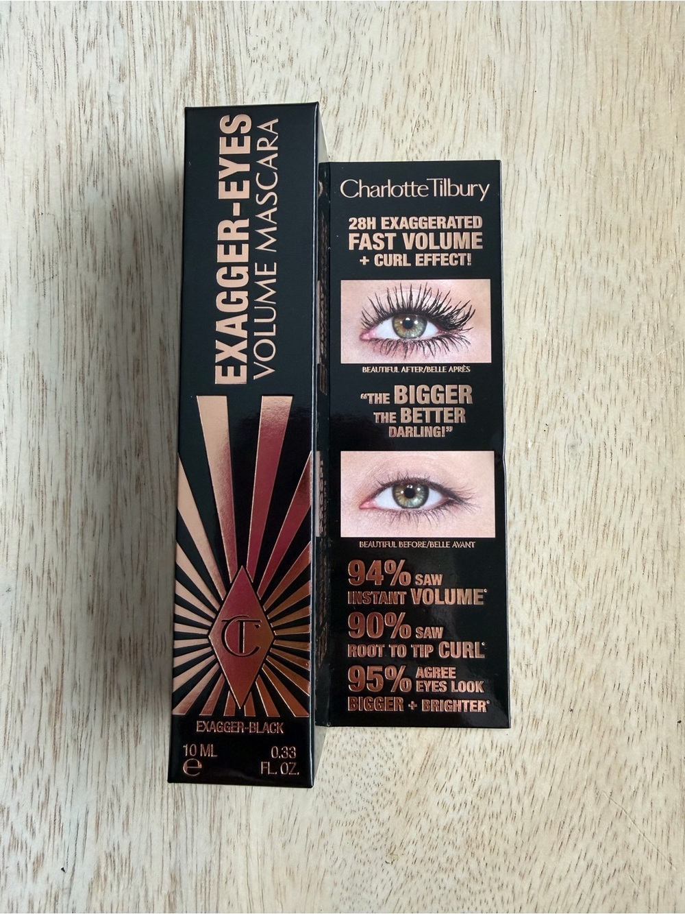 Charlotte Tilbury New! Exagger-Eyes Volume Mascara in Black